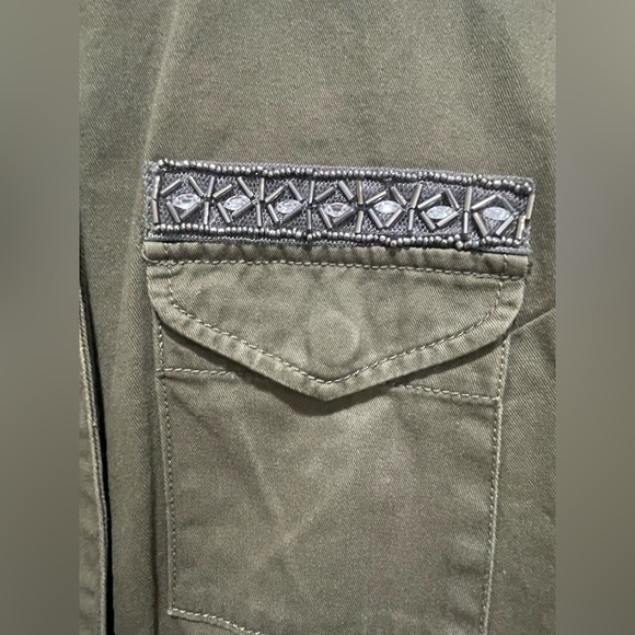 Romeo and Juliet couture Beaded Embellished Military Style jacket Size Small - Picture 3 of 6